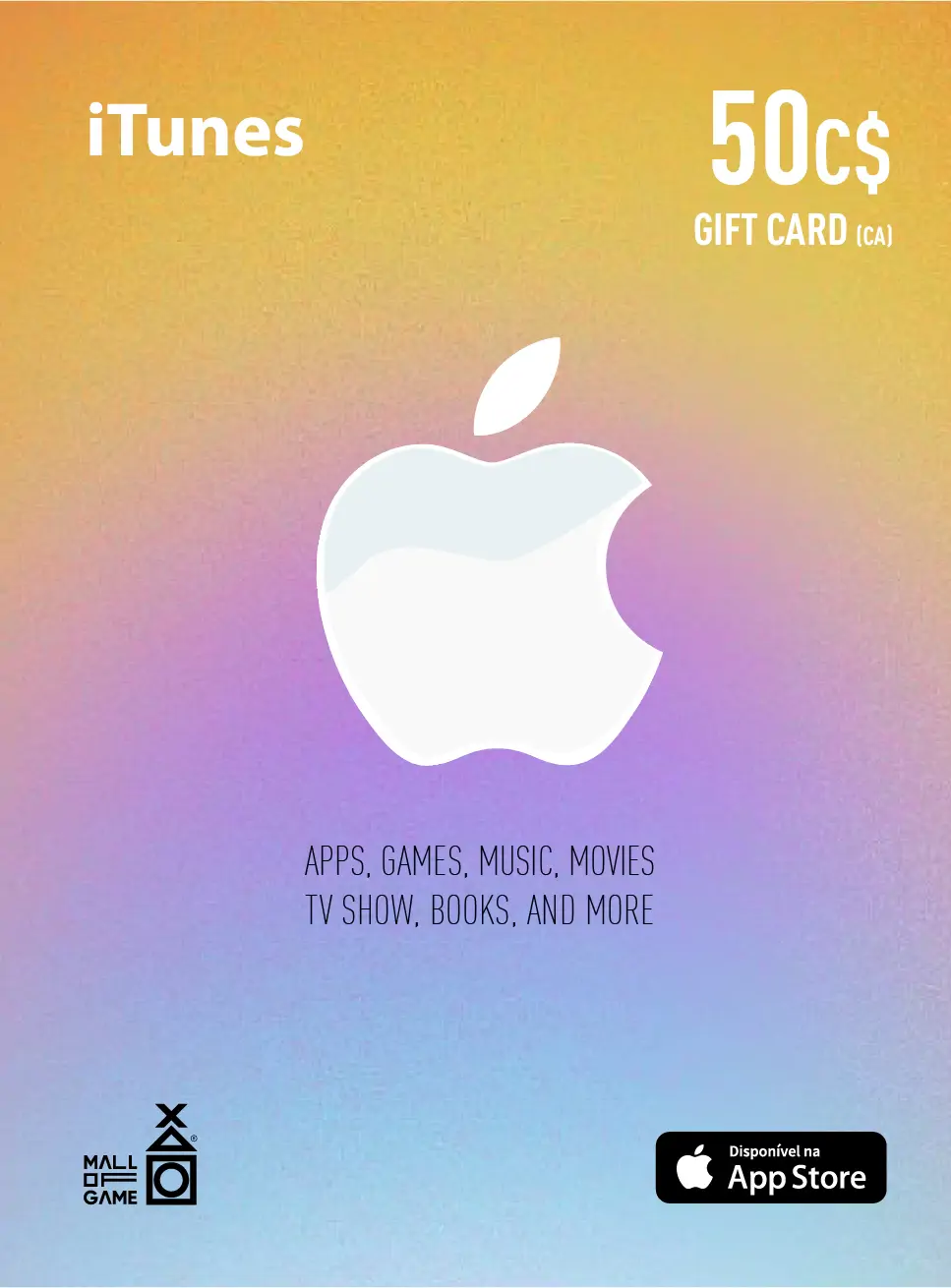  iTunes CAD50 Gift Card (CA)